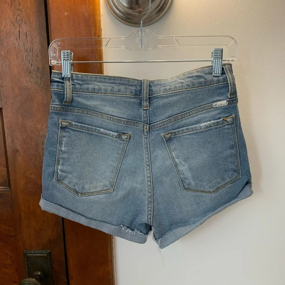 KanCan Distressed Denim Shorts - Picture 6 of 6